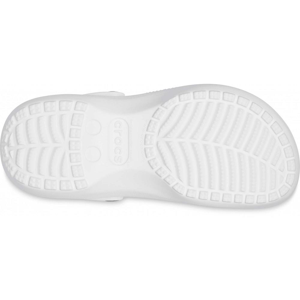 White Women's Crocs Women's Classic Platform Clogs | NZ 0086ILHS